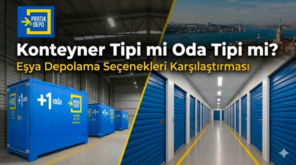 Konteyner Tipi mi Oda Tipi mi? Eşya Depolama Seçenekleri Karşılaştırması